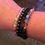 Glow Glass Chakra Adjustable Crystal Bracelet